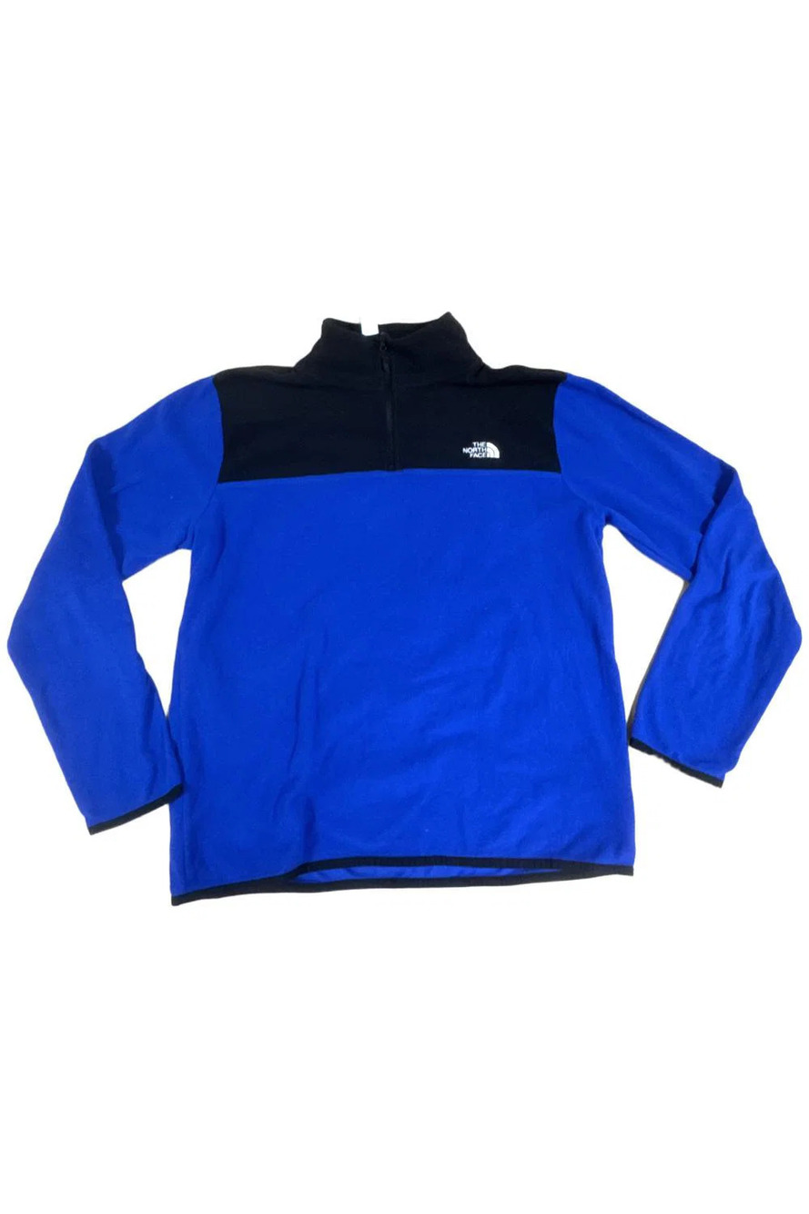 The North Face Men's TKA Glacier 1/4 Zip Pullover TNF Blue/TNF Black